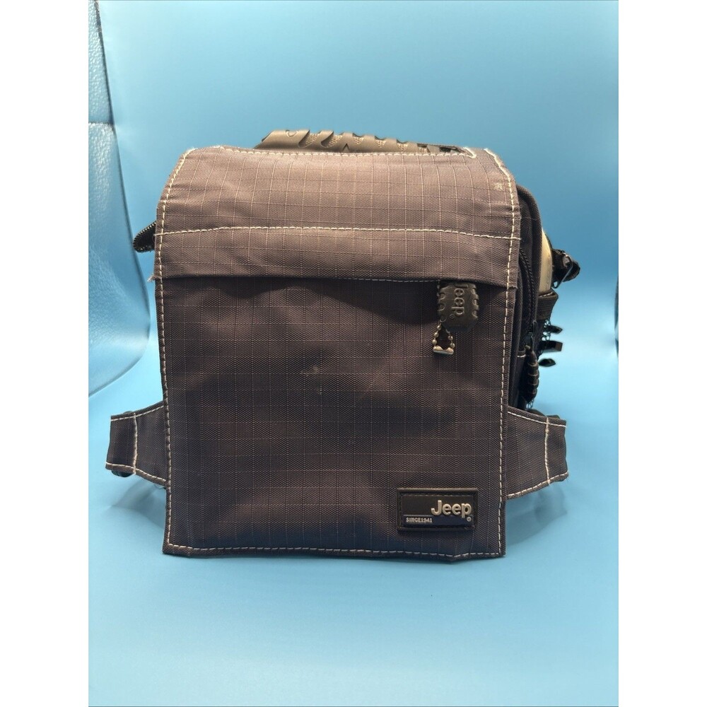 Jeep Vintage Navy Crossbody Bag